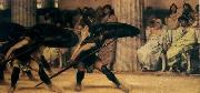 Sir Lawrence Alma-Tadema,OM.RA,RWS A Pyrrhic Dance Sir Lawrence Alma-Tadema oil painting